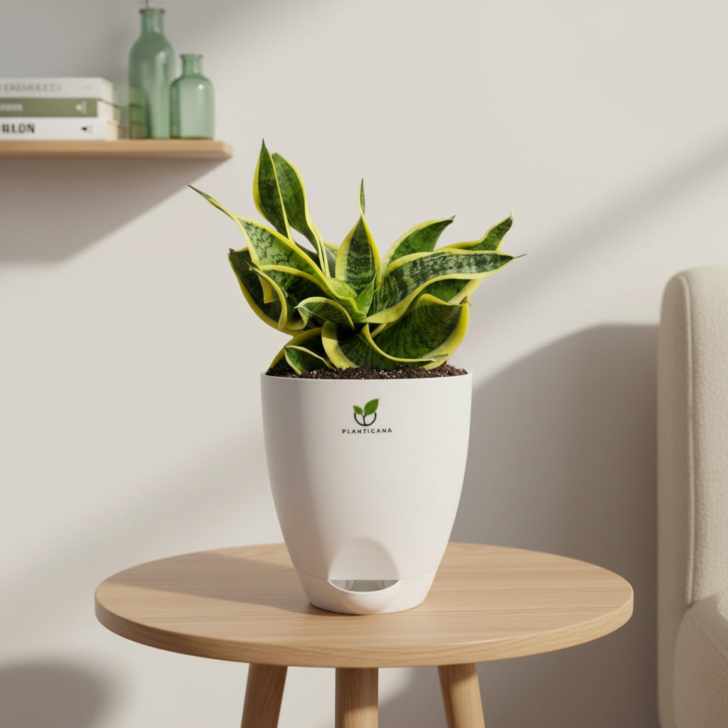 Sansevieria Tornado in Self-Watering Pot