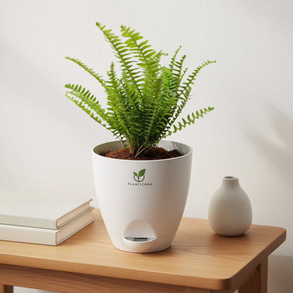 Boston Fern in Self-Watering Pot