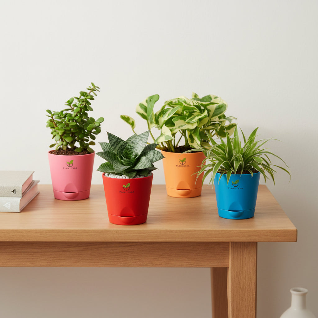 Planticana Indoor Plant Combo – Set of 4
