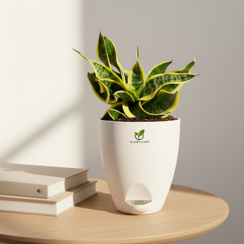 Sansevieria Tornado in Self-Watering Pot